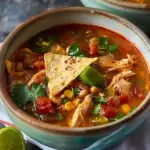 Slow Cooker Chicken Tortilla Soup