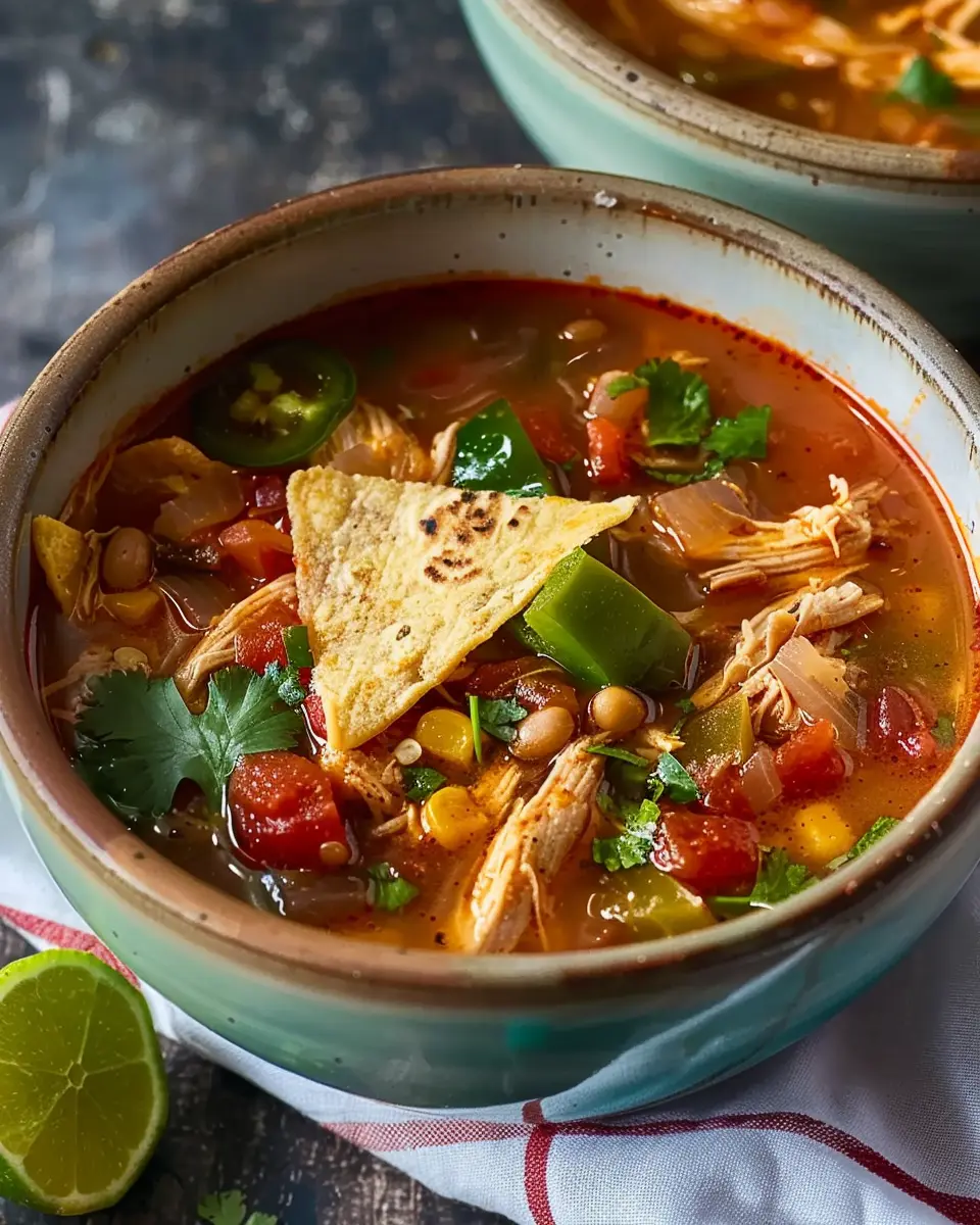 Slow Cooker Chicken Tortilla Soup: Easy Comfort in Every Bowl