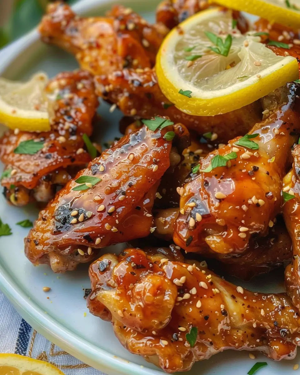 Hot Honey Lemon Pepper Wings: Easy Recipe for Flavorful Delight
