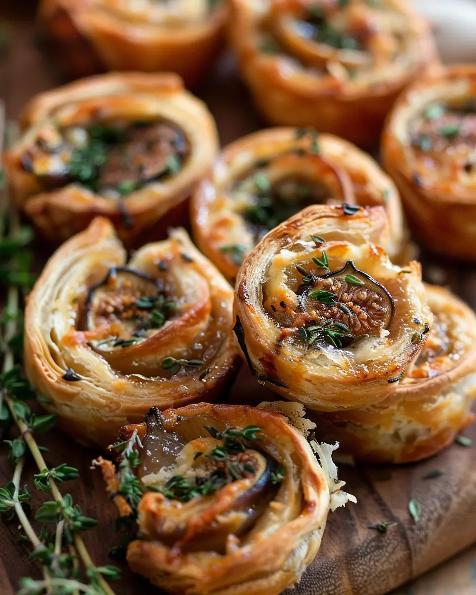 Fig and Goat Cheese Pinwheels: Easy Appetizer for Any Gathering