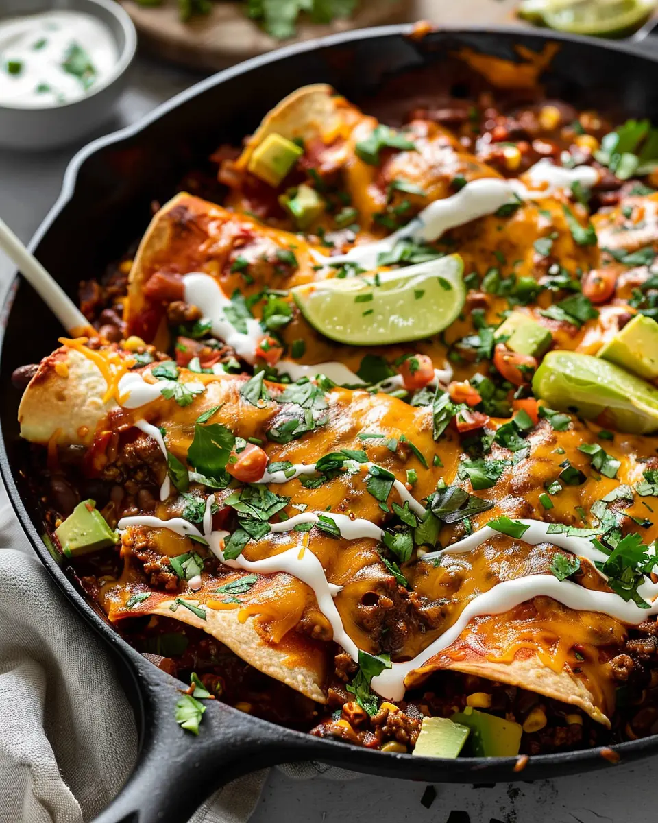 Beef Skillet Enchiladas: Easy, Delicious Comfort Food at Home