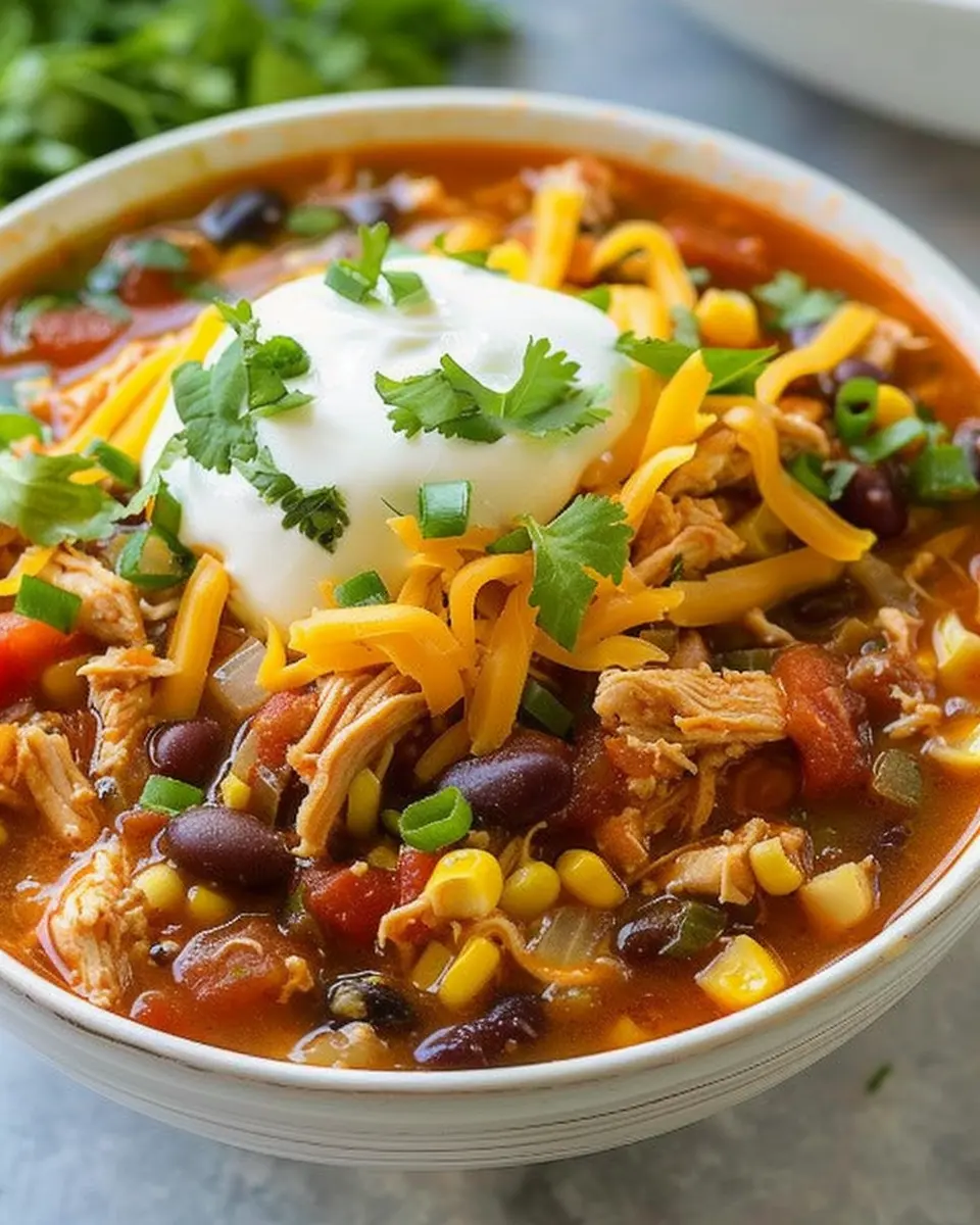 Chicken Taco Soup: Easy and Hearty Comfort in Every Bowl