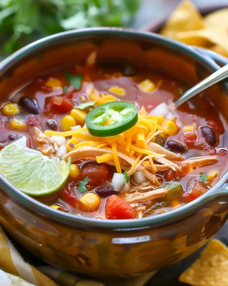 Chicken Taco Soup: Easy, Comforting Recipe for Any Night