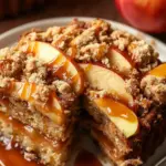 Salted Caramel Apple Crumb Cake