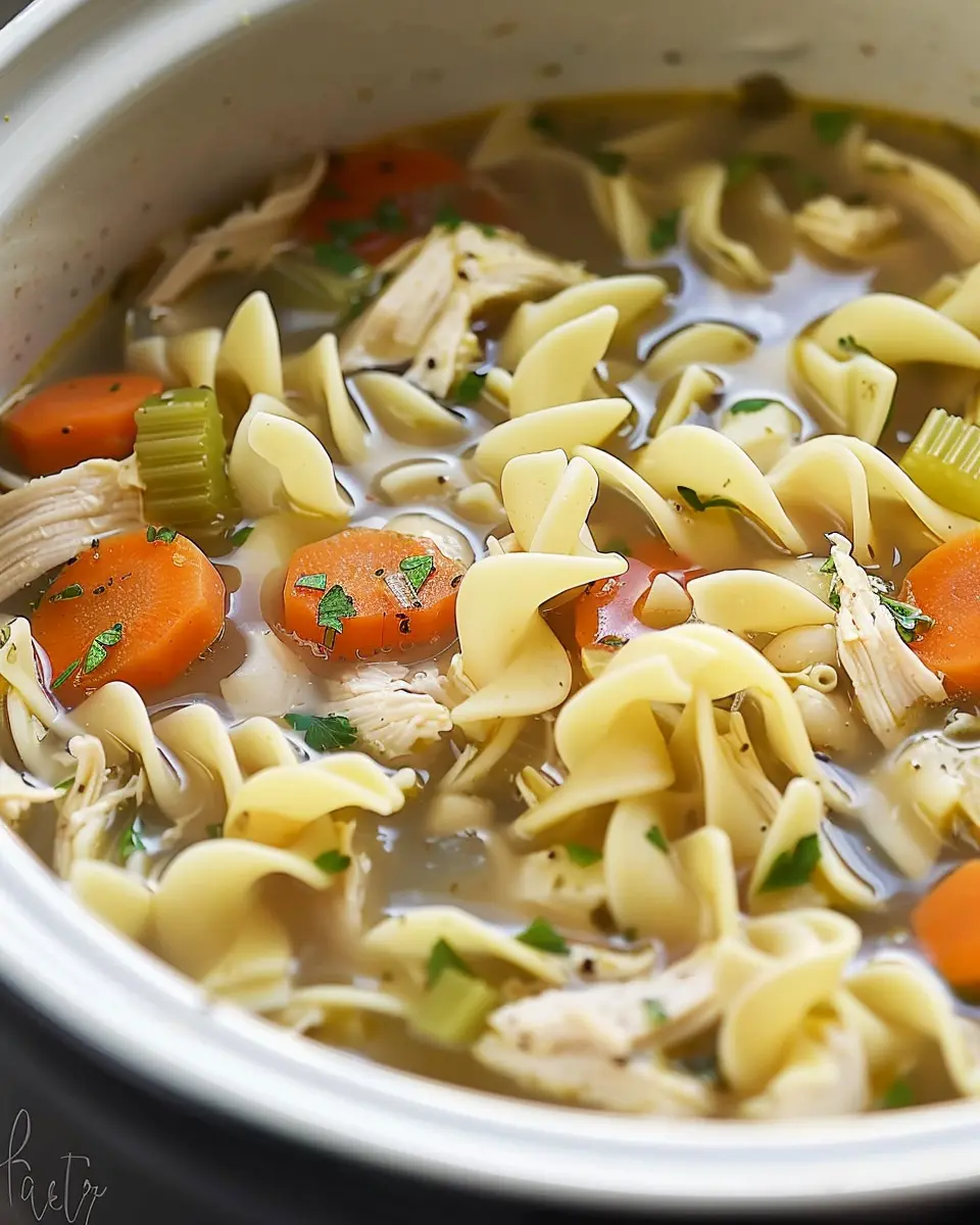 Slow Cooker Chicken Noodle Soup: The Best Comfort Food Recipe