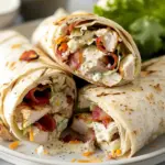 Easy Chicken Bacon Wraps with Ranch