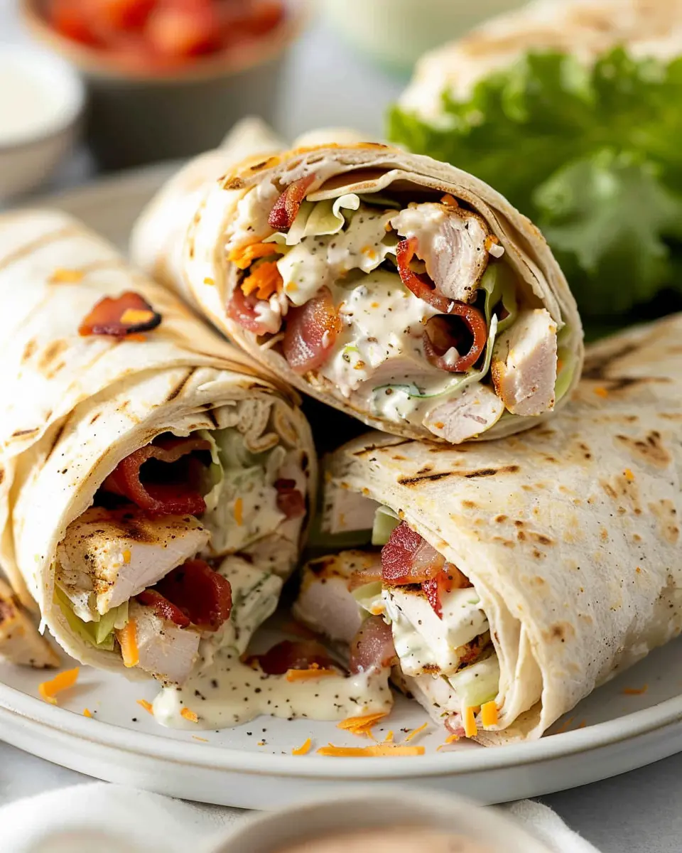 Easy Chicken Bacon Wraps with Ranch: A Deliciously Simple Recipe