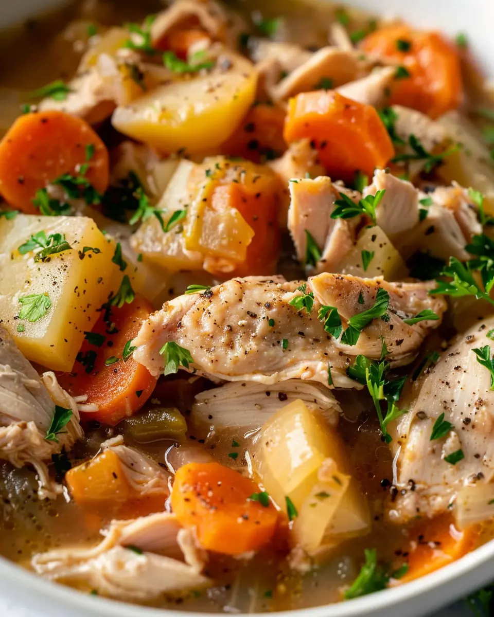 Slow Cooker Chicken Stew: Easy &amp; Hearty Comfort Food Delight
