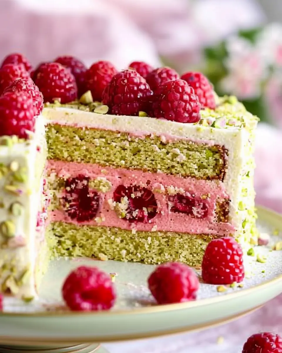 Raspberry Pistachio Cake: A Delightfully Indulgent Treat