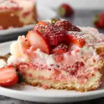 Strawberry Earthquake Cake