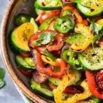 Cucumber and Bell Pepper Salad Recipe