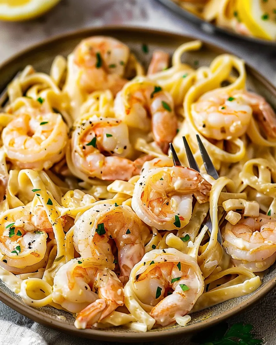 Creamy Garlic Shrimp Pasta: Indulgent Recipe for Home Cooks