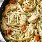Creamy Chicken Pesto Pasta