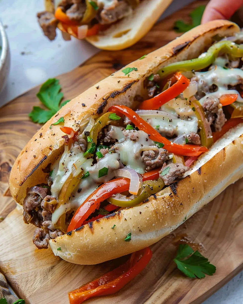 Philly Cheesesteak Recipe: Easy Classic with Peppers and Onions