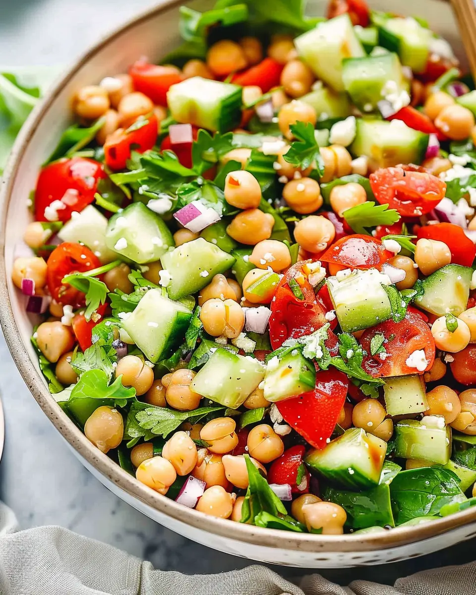 Balsamic Chickpea Salad: A Fresh and Easy Vegan Delight