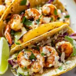 Shrimp Tacos With Creamy Slaw