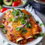 Slow Cooker Chicken Enchiladas