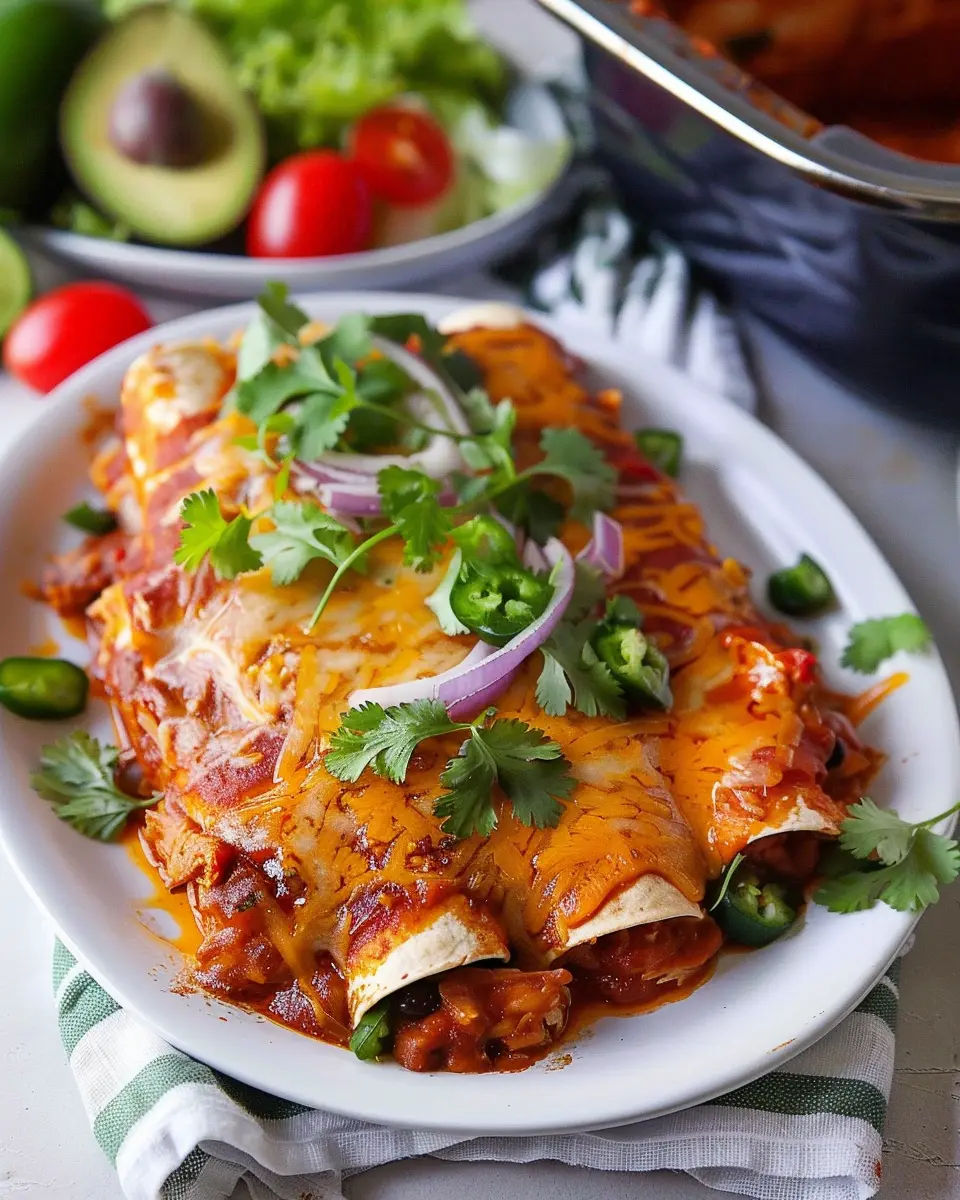Slow Cooker Chicken Enchiladas: Easy Comfort Food Delight