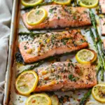 Baked Lemon Garlic Salmon