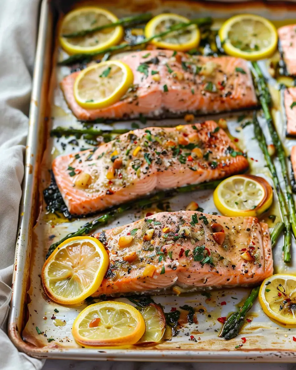 Baked Lemon Garlic Salmon: Easy, Flavorful & Healthy Dinner Idea