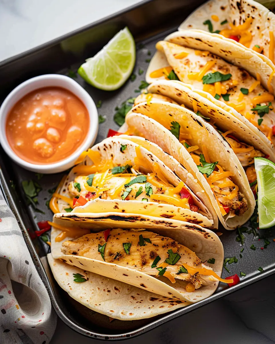 30 Minute Mini Baked Chicken Tacos: Easy Family-Friendly Delight