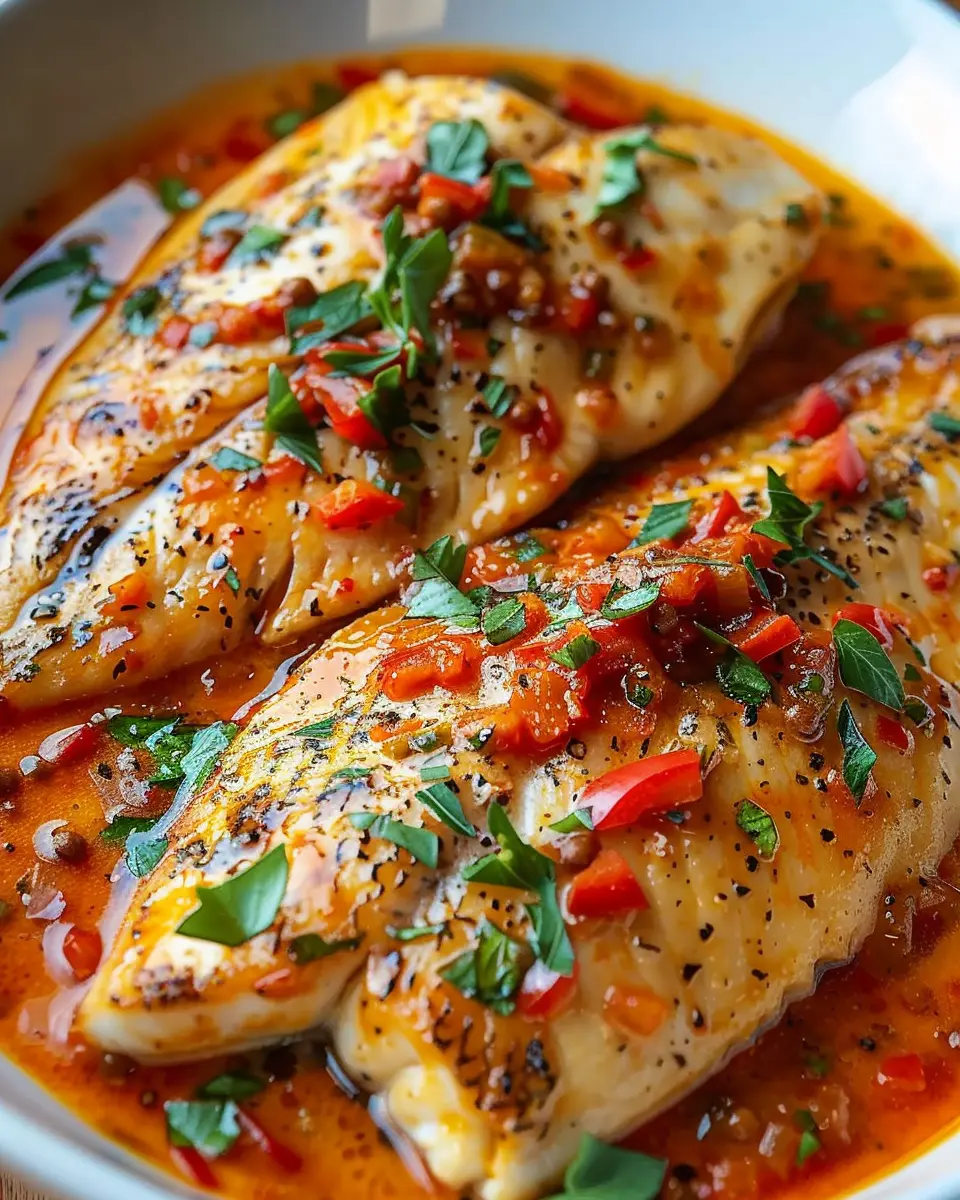 Tilapia with Pepper Sauce: A Quick and Flavorful Dinner Delight