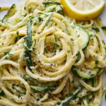 Creamy Lemon Zucchini Pasta